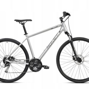 Rower crossowy Romet Orkan 3 M srebrno-czarny L 2023